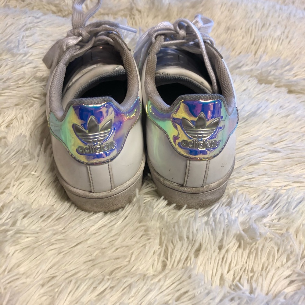 Holographic Adidas Superstars